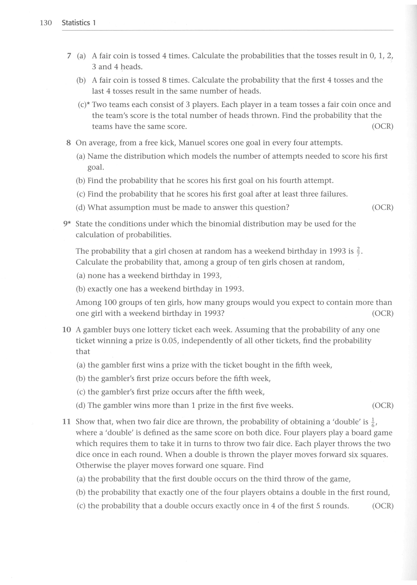 Cambridge Statistics